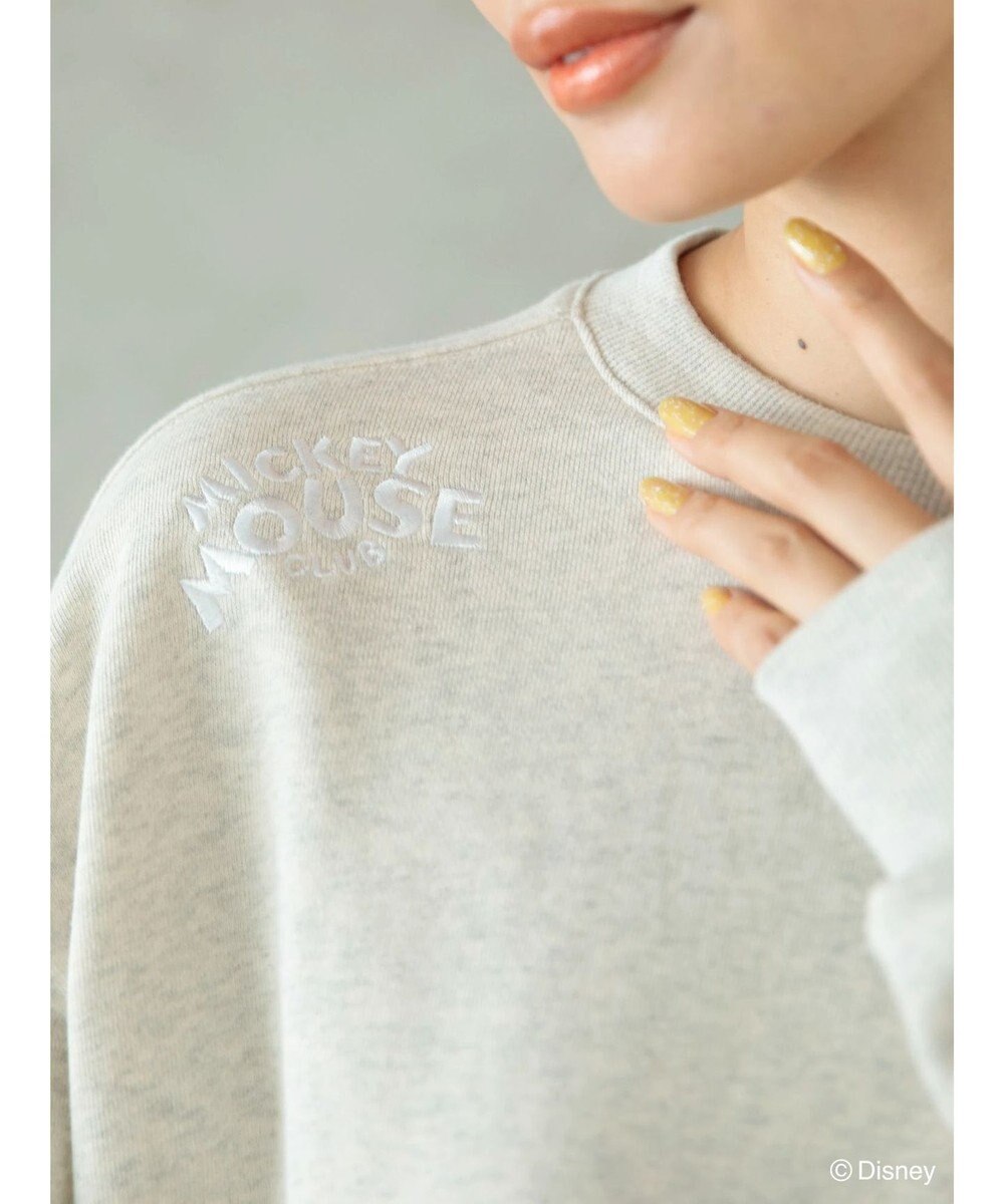 Green Parks ミッキーマウス・クラブ／袖アート裏毛プルオーバーⅡ 