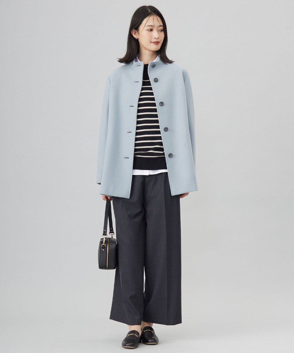 J.PRESS LADIES 【洗える】PINオックス ボタンダウン シャツ 