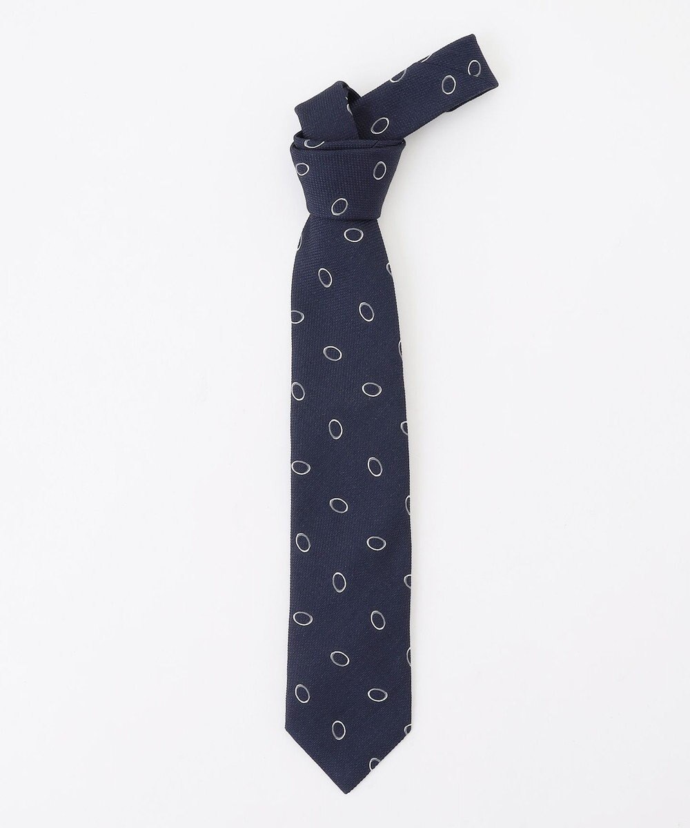 JOSEPH ABBOUD 【イタリア生地・日本製】メランジシャンブレーネクタイ 