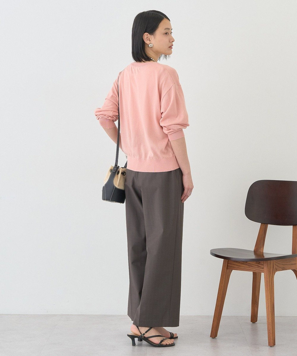 AMERICAN HOLIC 配色シアーカーディガン 