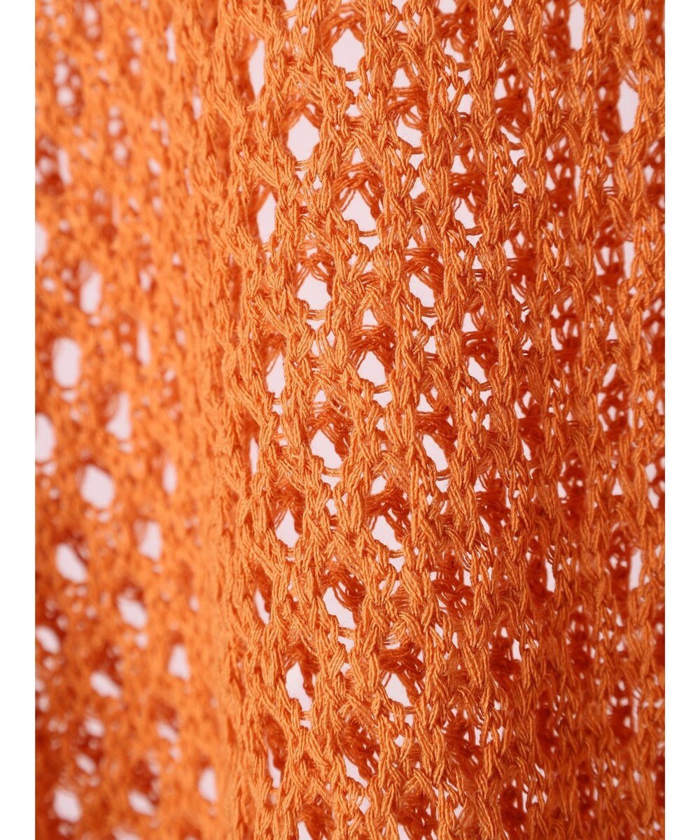 Green Parks メッシュ編みニットプルオーバー 