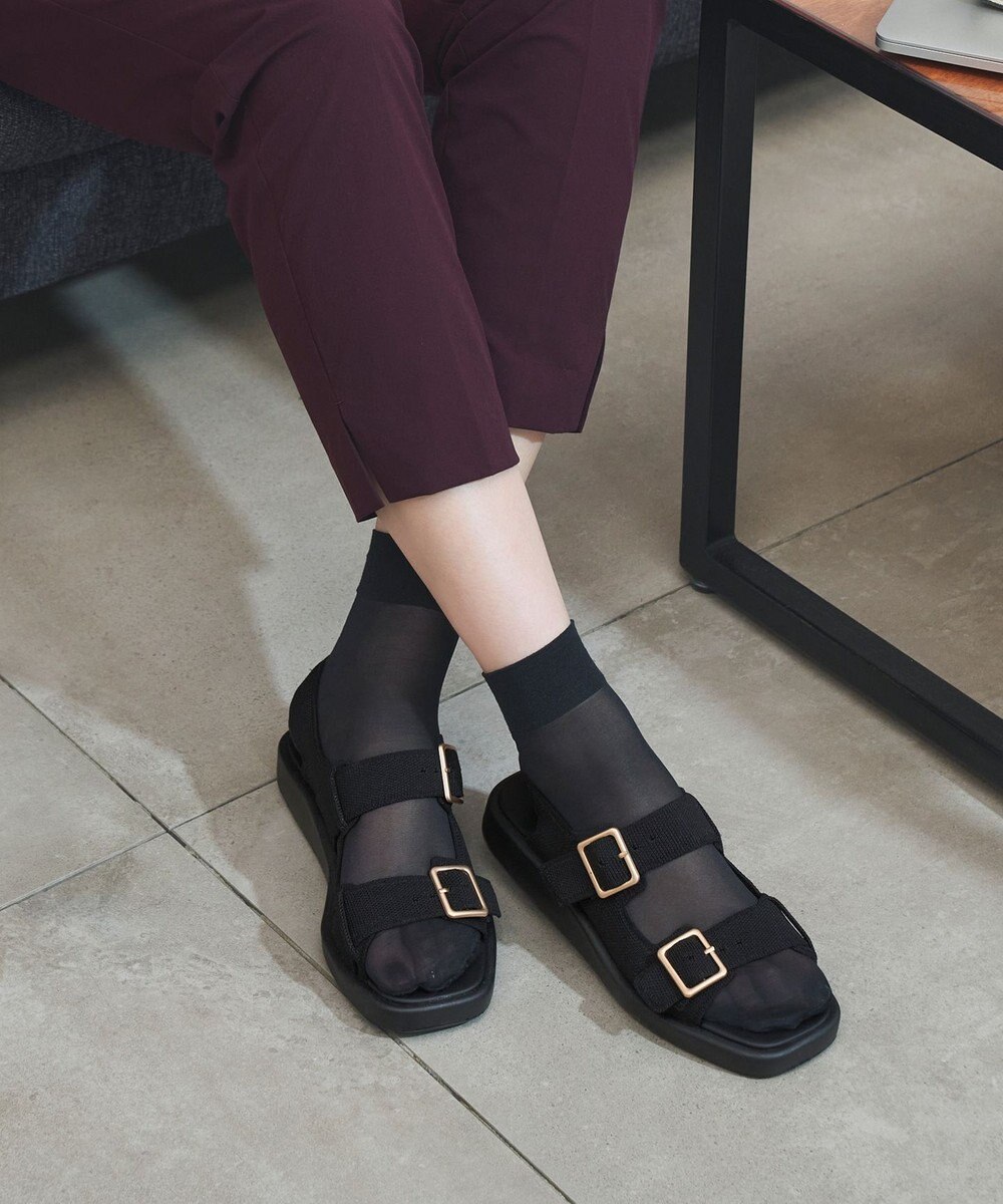 steppi 【洗える】バックルベルト サンダル 
