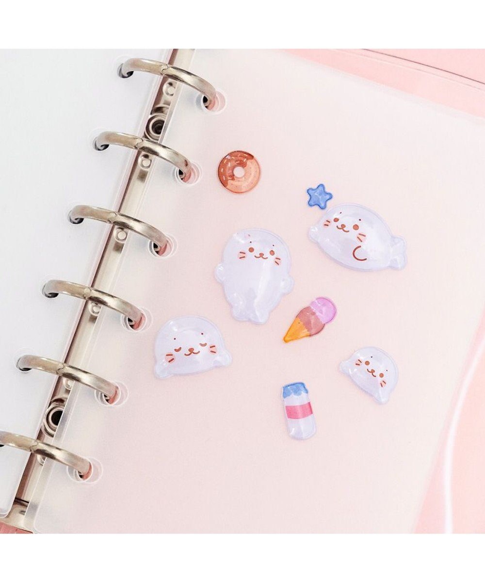 Mother garden しろたん ちゅるんとつやつやシール 