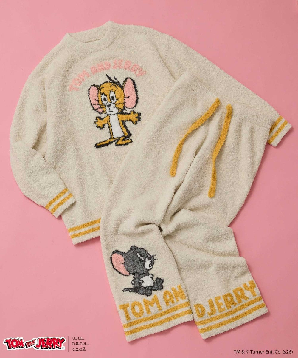 une nana cool トムとジェリー × une nana cool プルオーバー＆ロングパンツセット 