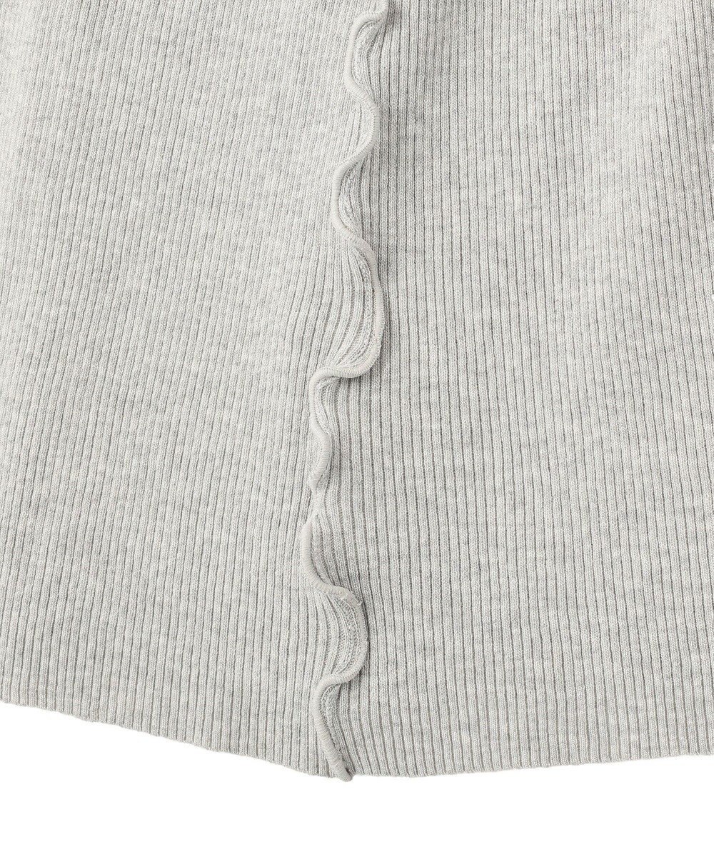 earth music&ecology サイドメローリブニットスカート 