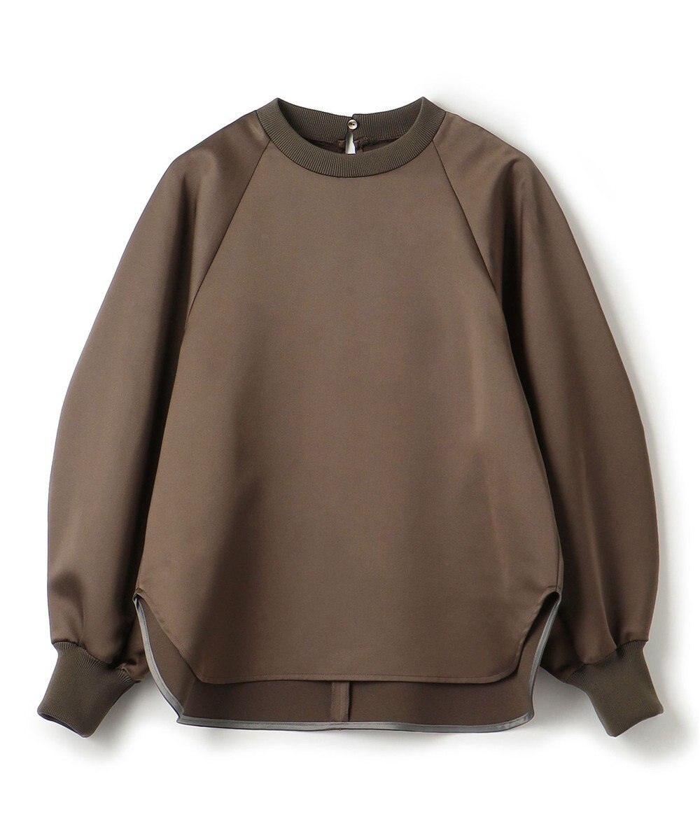 uncrave 【洗濯機洗い可】サテン ブラウス（uncrave WHITE） 