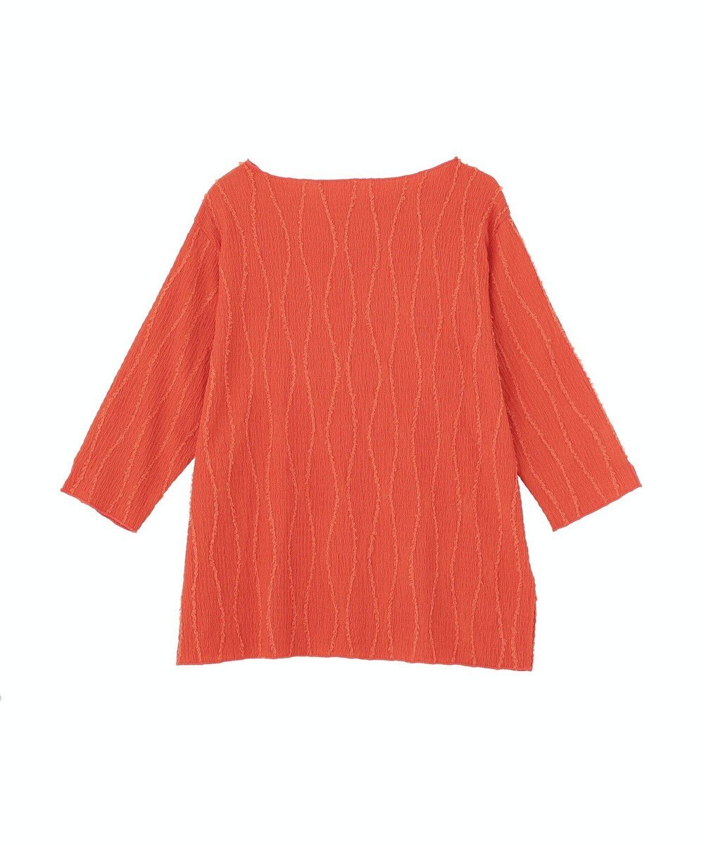 Green Parks ５分袖表面感カットプルオーバー 