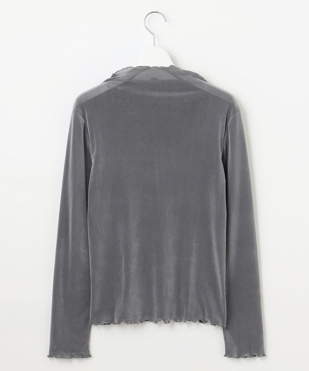 Feroux 【洗える】ベロア ハイネックトップス 