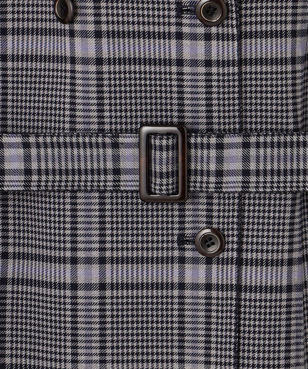 ANY SIS 【美人百花10月号掲載】リバーシブルチェックラップ ワンピース 