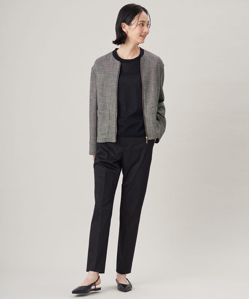 自由区 S 【洗える】ライトカラミノーカラー ジャケット 