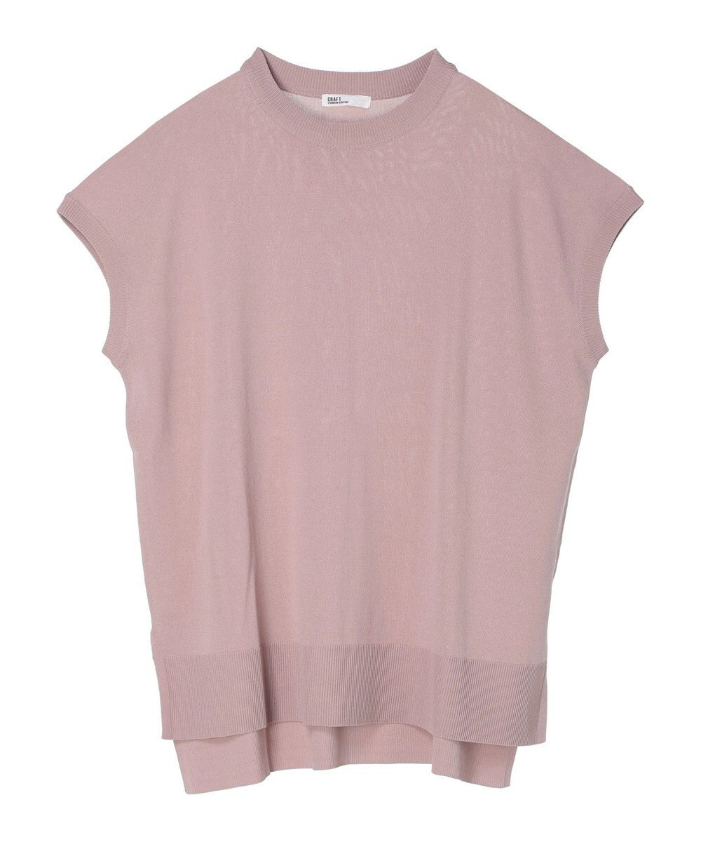 CRAFT STANDARD BOUTIQUE ＵＶカット接触冷感半袖ニットチュニック 