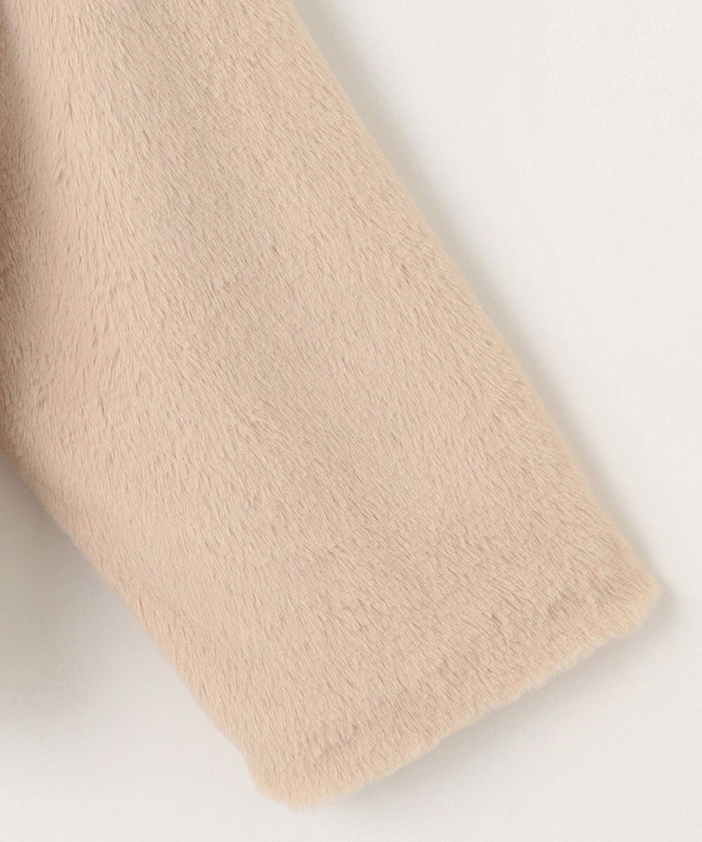 Feroux ノーカラーファー ジャケット 