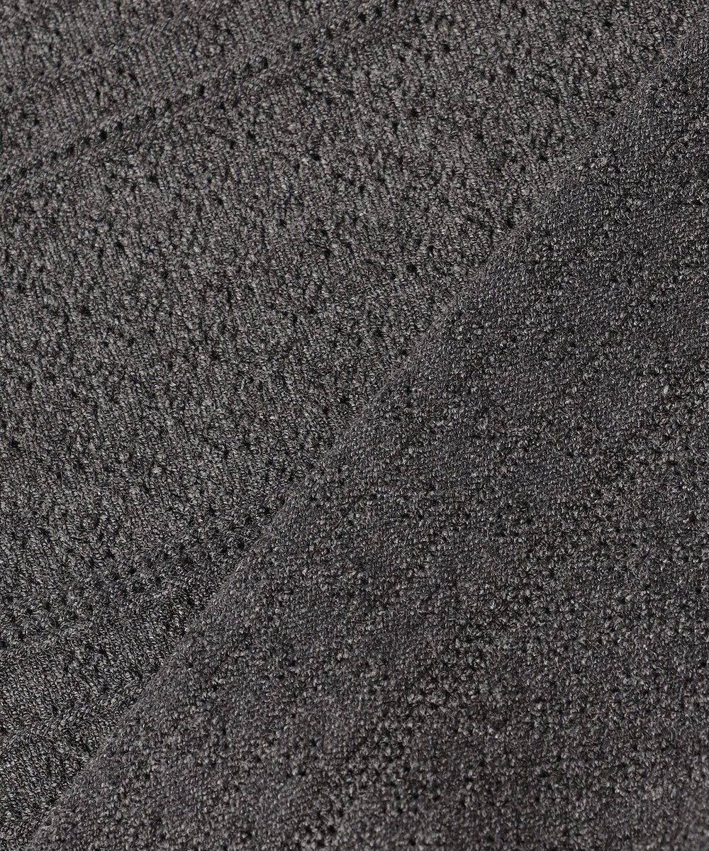 組曲 L 編み柄ディテールニット 