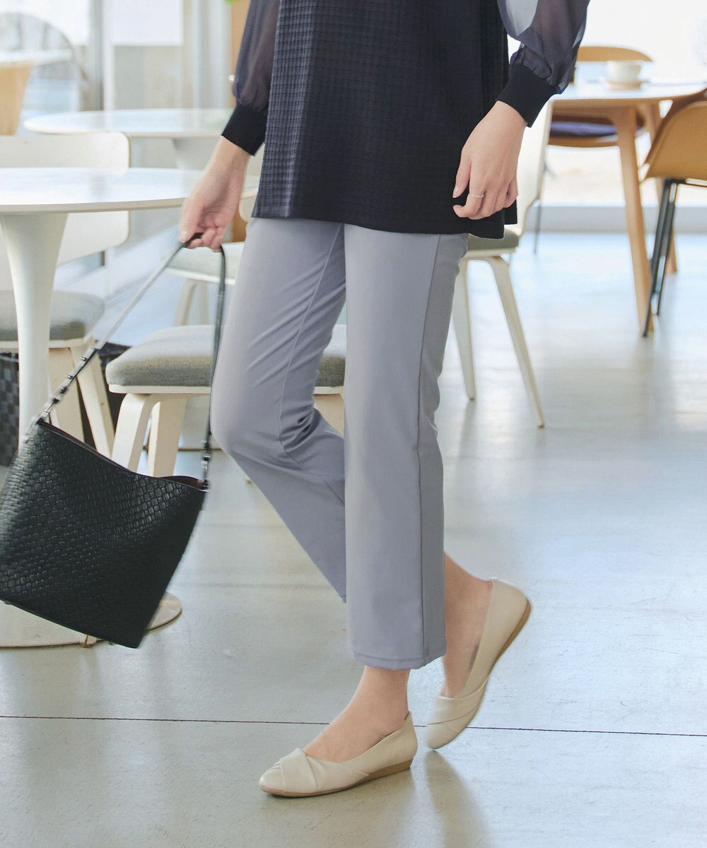 Tiaclasse 日本製デンビスリムストレートパンツ 