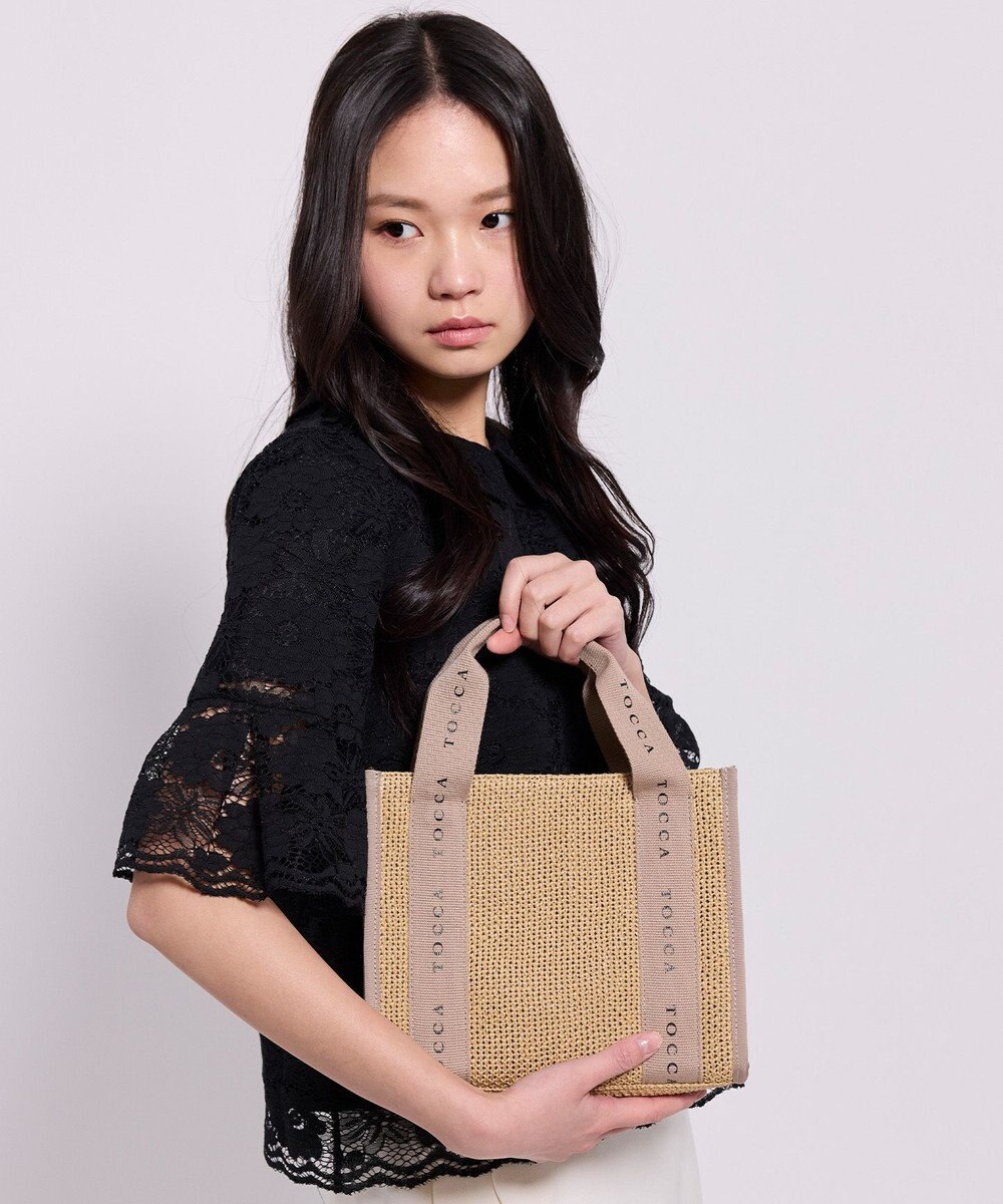 TOCCA 【WEB＆一部店舗限定】DANCING TOCCA SQUARE SUMMER TOTE かごバッグ 