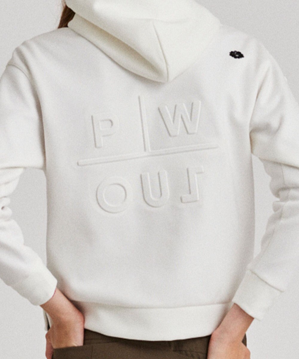 PW CIRCULUS 【WOMEN】スエード調 デタッチャブルフーディ 