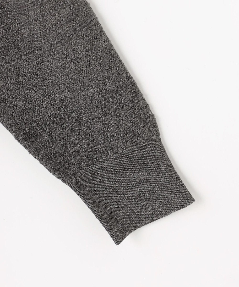 組曲 S 編み柄ディテールニット 