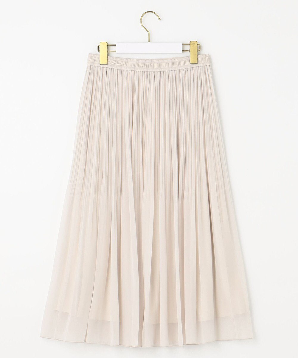 ANY SIS L 【洗える】シャイニープリーツ スカート 