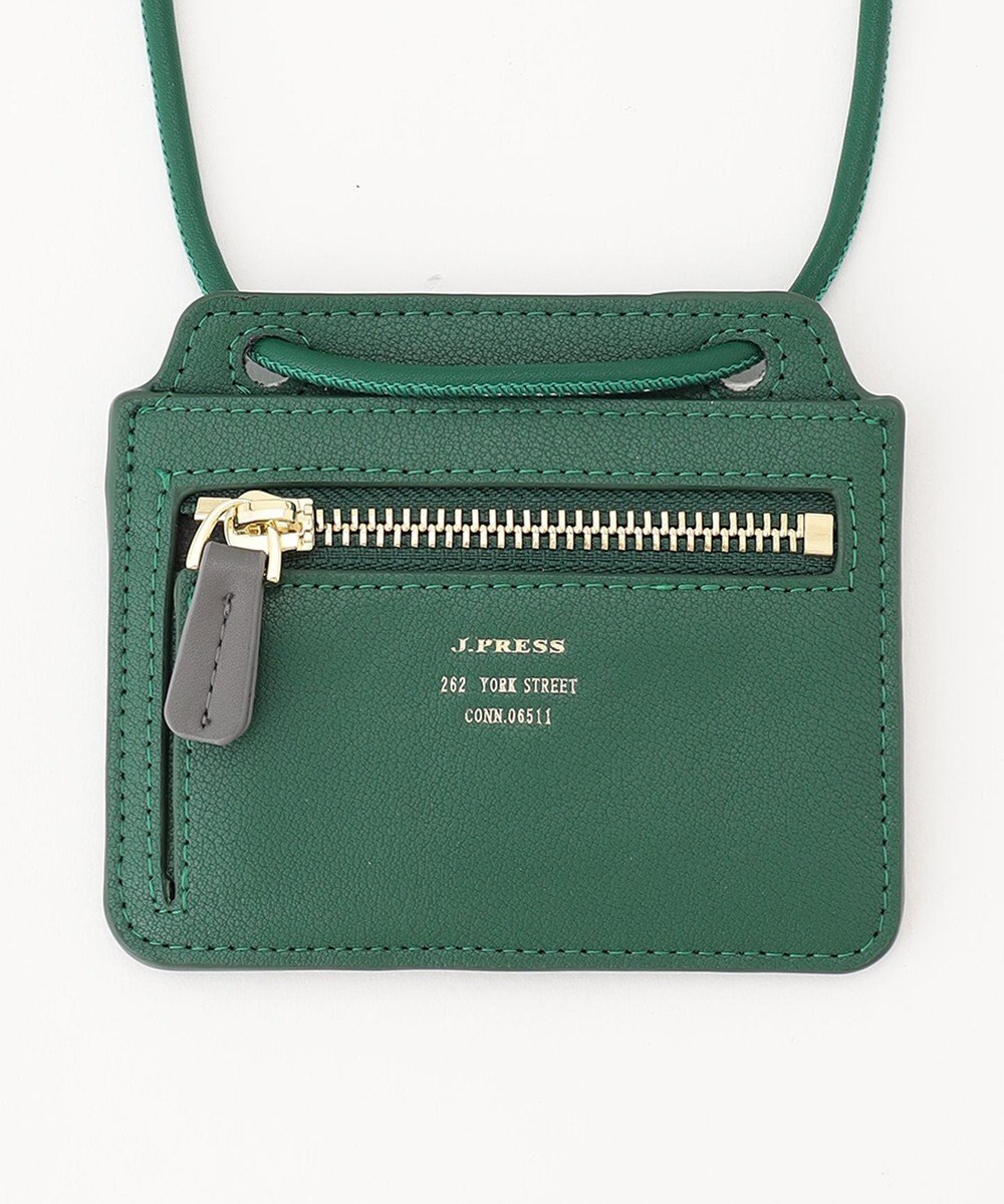 J.PRESS LADIES 【WEB限定カラーあり・セットアイテム】コインケース付き スマホ ポシェット 