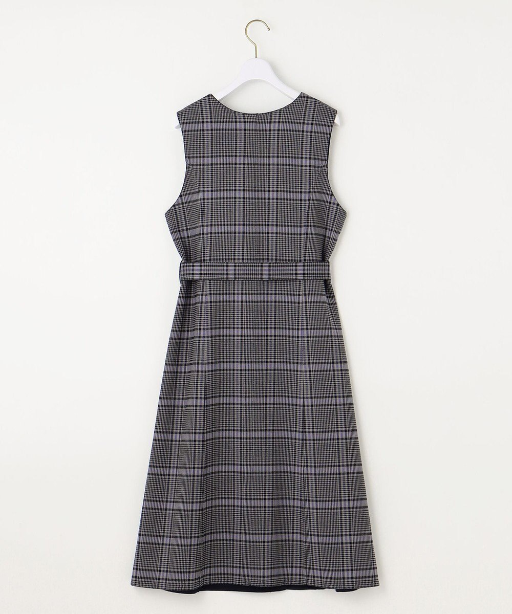 ANY SIS 【美人百花10月号掲載】リバーシブルチェックラップ ワンピース 