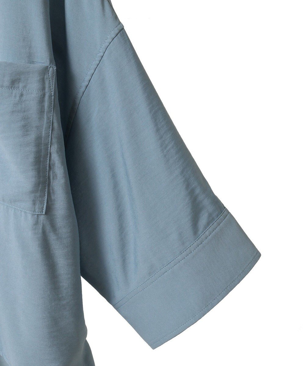 AMERICAN HOLIC 接触冷感Wポケット5分袖ショートシャツ 