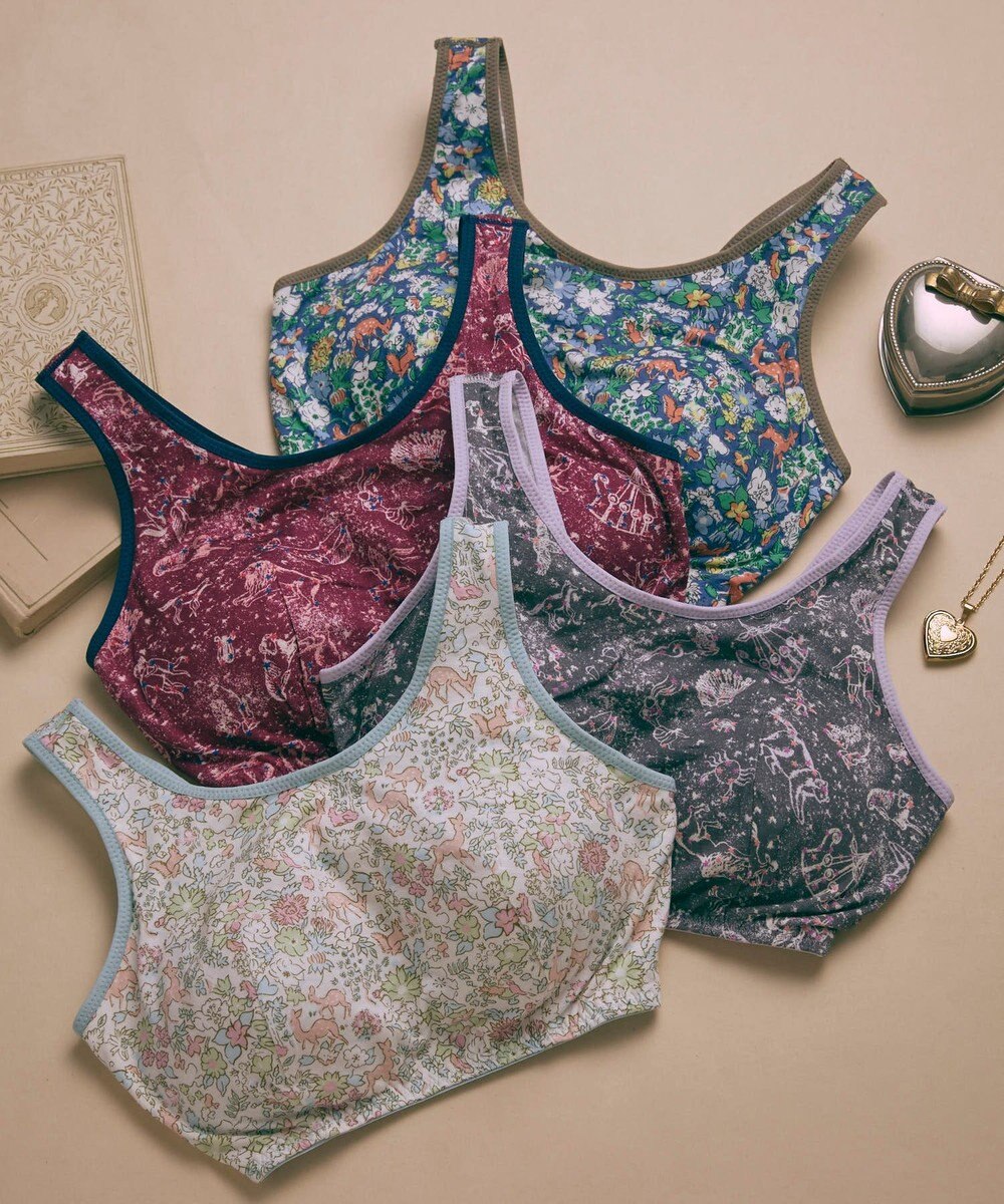 une nana cool MADEWITHLIBERTYFABRICナイトアップブラ 