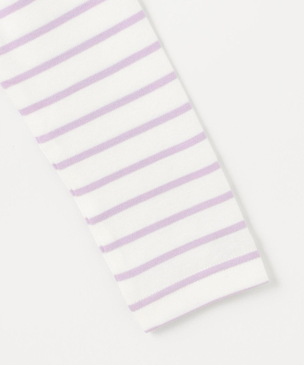 ANY KIDS リボン×ボーダー長袖Tシャツ 