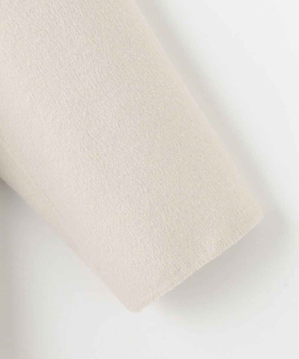 UNFILO 【撥水】ウール混リバー フーデットコート 