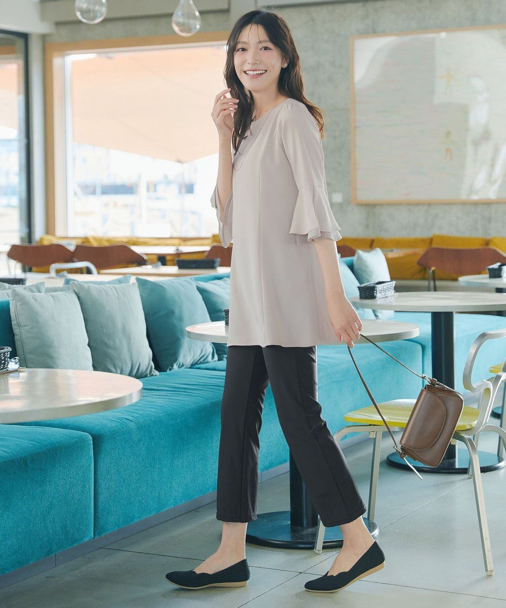 Tiaclasse 日本製デンビスリムストレートパンツ 