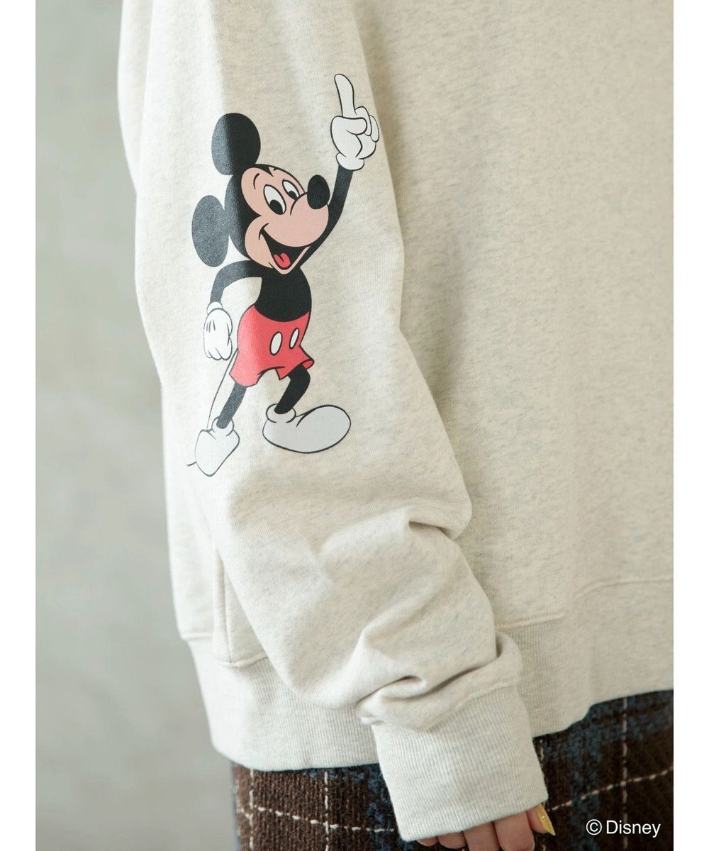 Green Parks ミッキーマウス・クラブ／袖アート裏毛プルオーバーⅡ 
