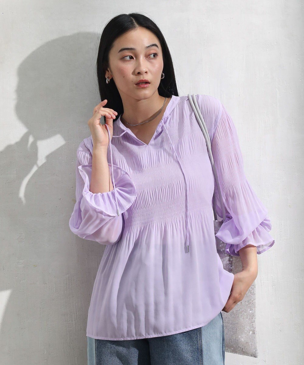 Green Parks マジョリカブラウス 