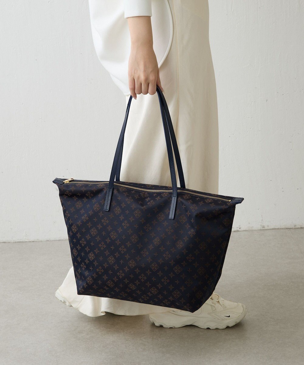 russet ＜380g/軽量＞ファスナー付きナイロントートバッグ(CE-1568) 