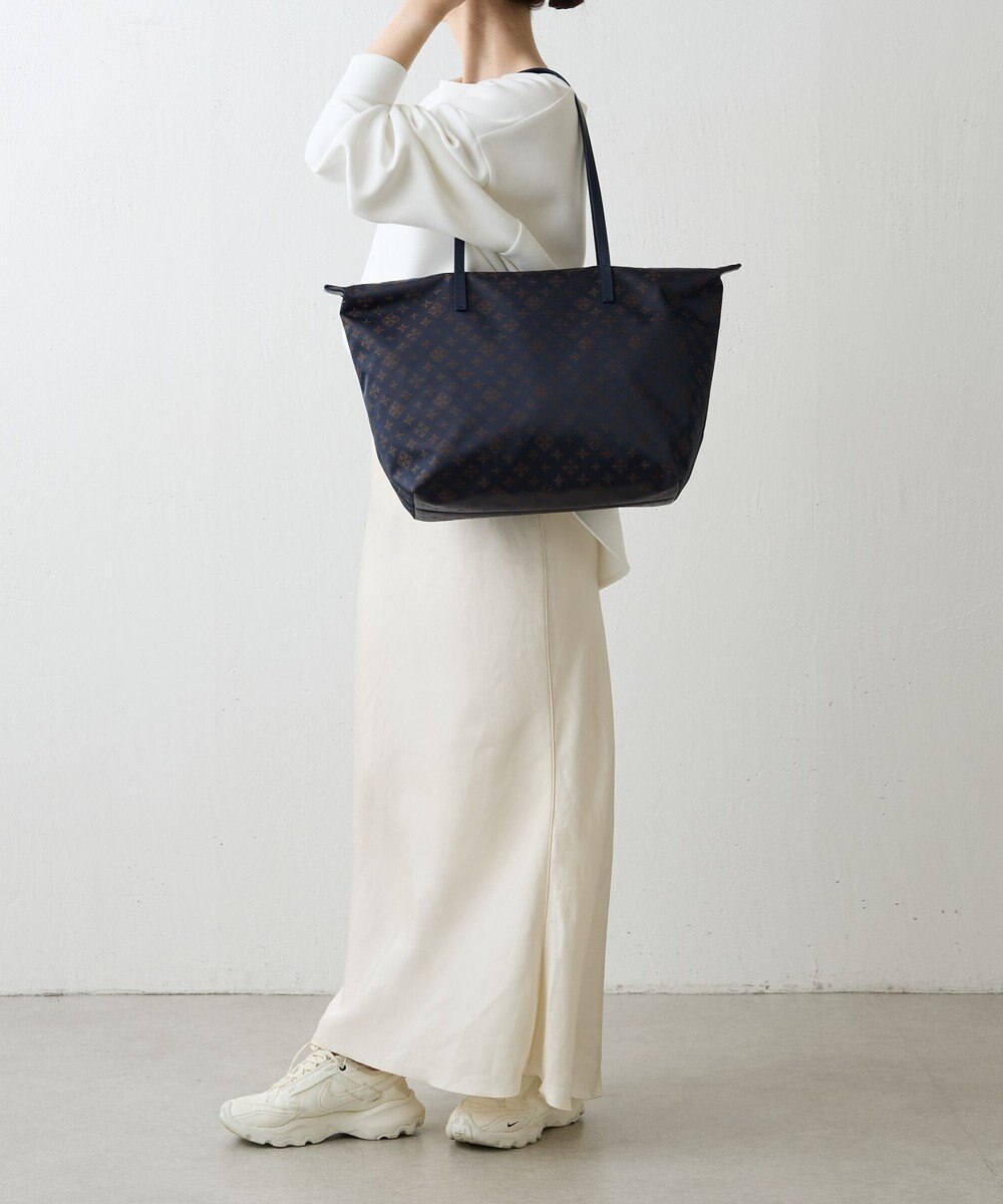 russet ＜380g/軽量＞ファスナー付きナイロントートバッグ(CE-1568) 