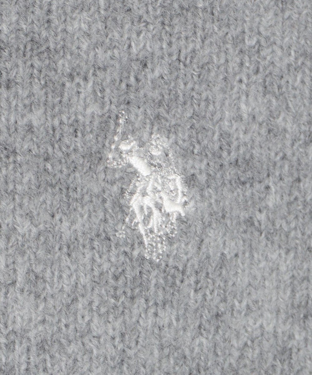 WEGO 【WEB限定/25年秋冬新作】別注USPOLO微起毛カーデ 