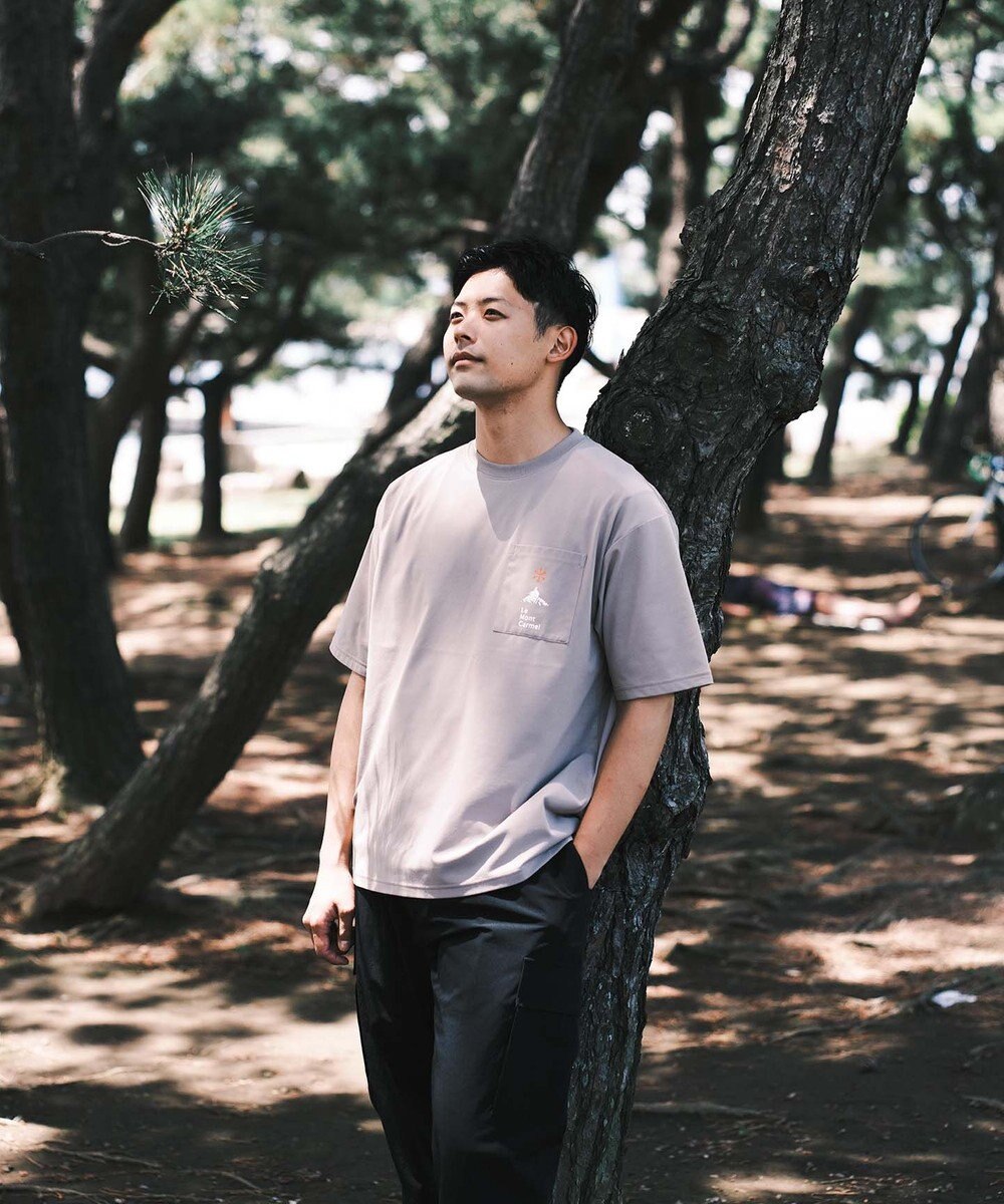 SHARE PARK MENS 【UVカット・吸水速乾・ストレッチ・軽量 】ポケットロゴTシャツ（L・XLサイズ） 