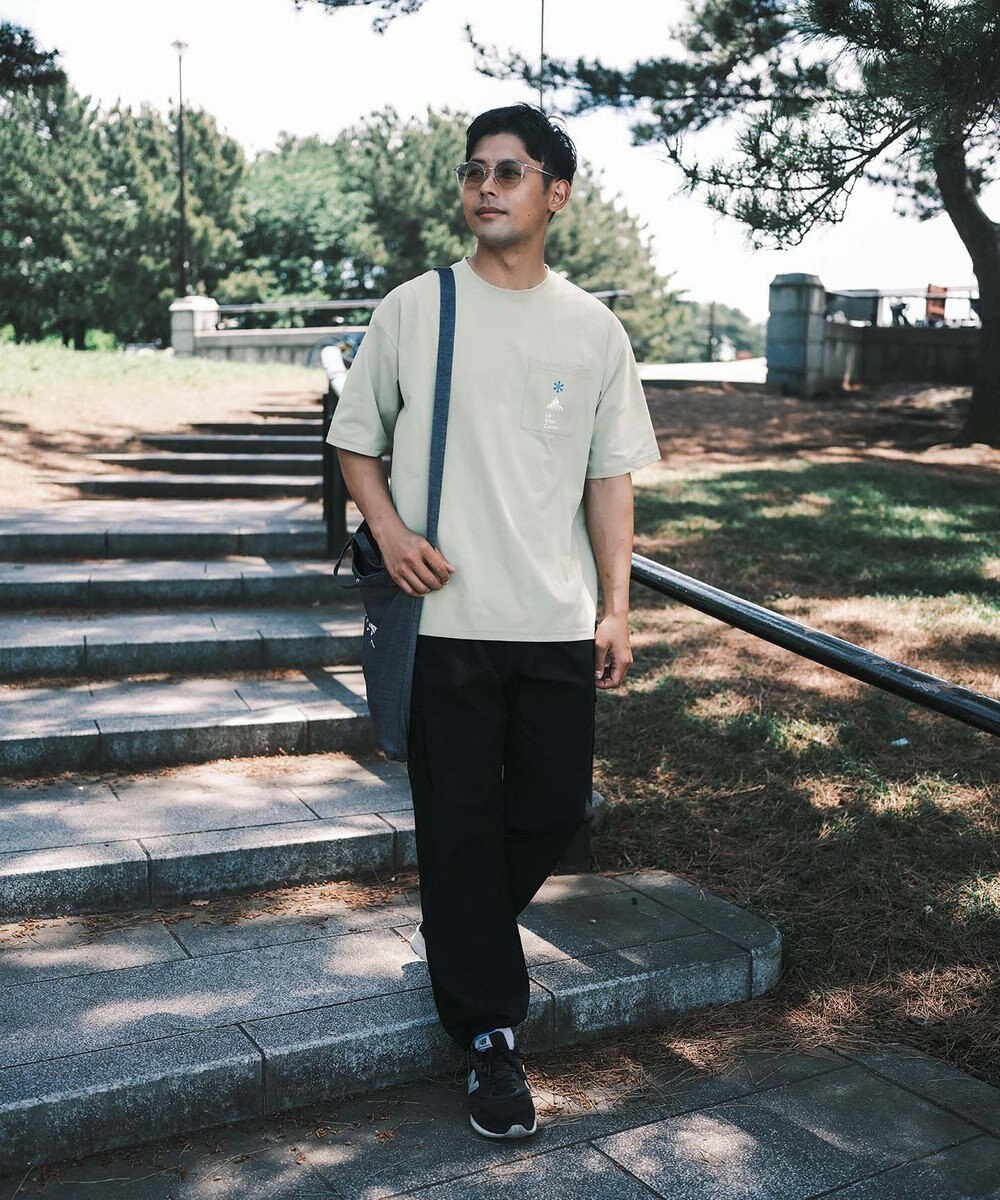 SHARE PARK MENS 【UVカット・吸水速乾・ストレッチ・軽量 】ポケットロゴTシャツ（L・XLサイズ） 