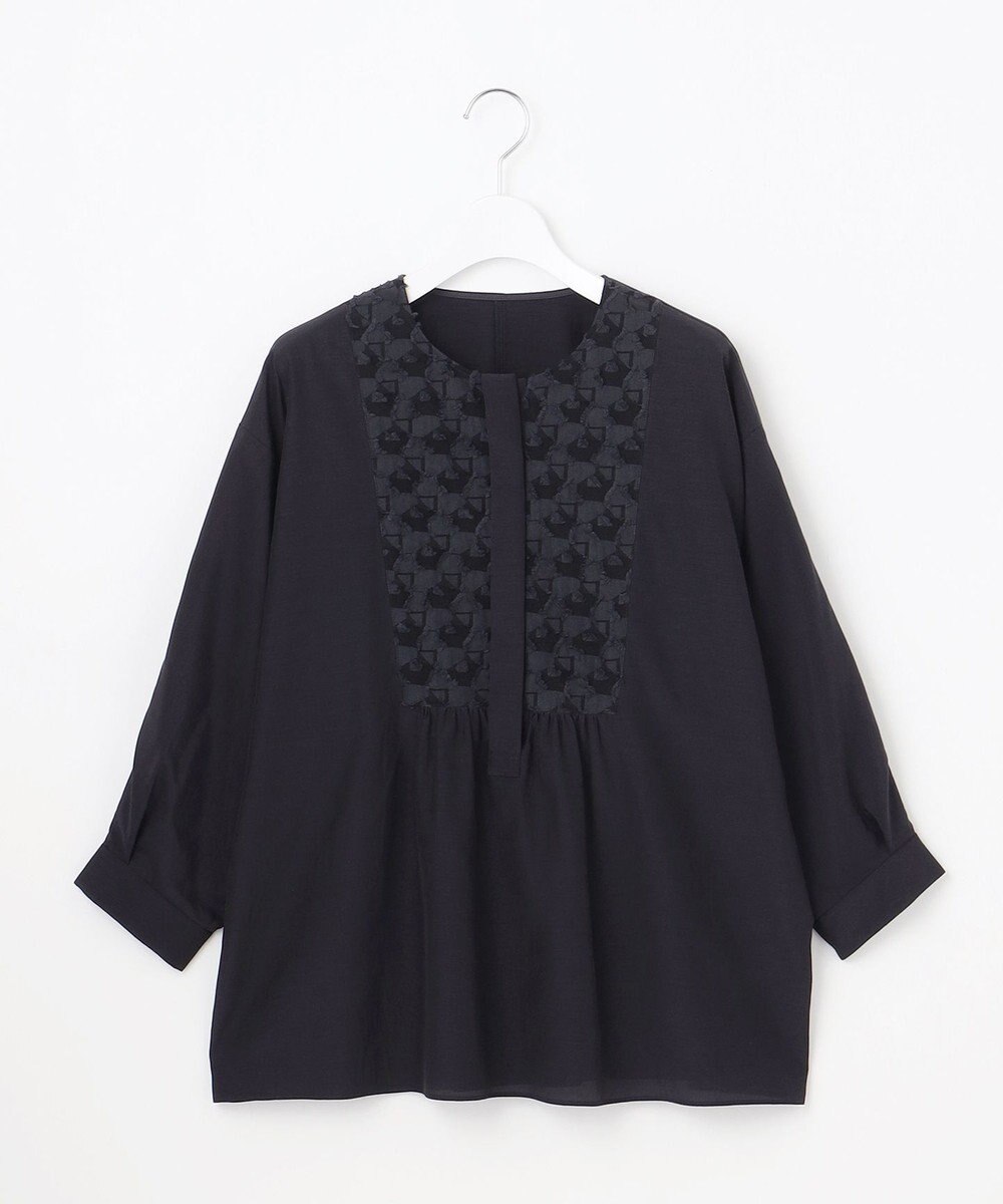 自由区 S シアージオメトリックジャカードプルオーバー ブラウス 