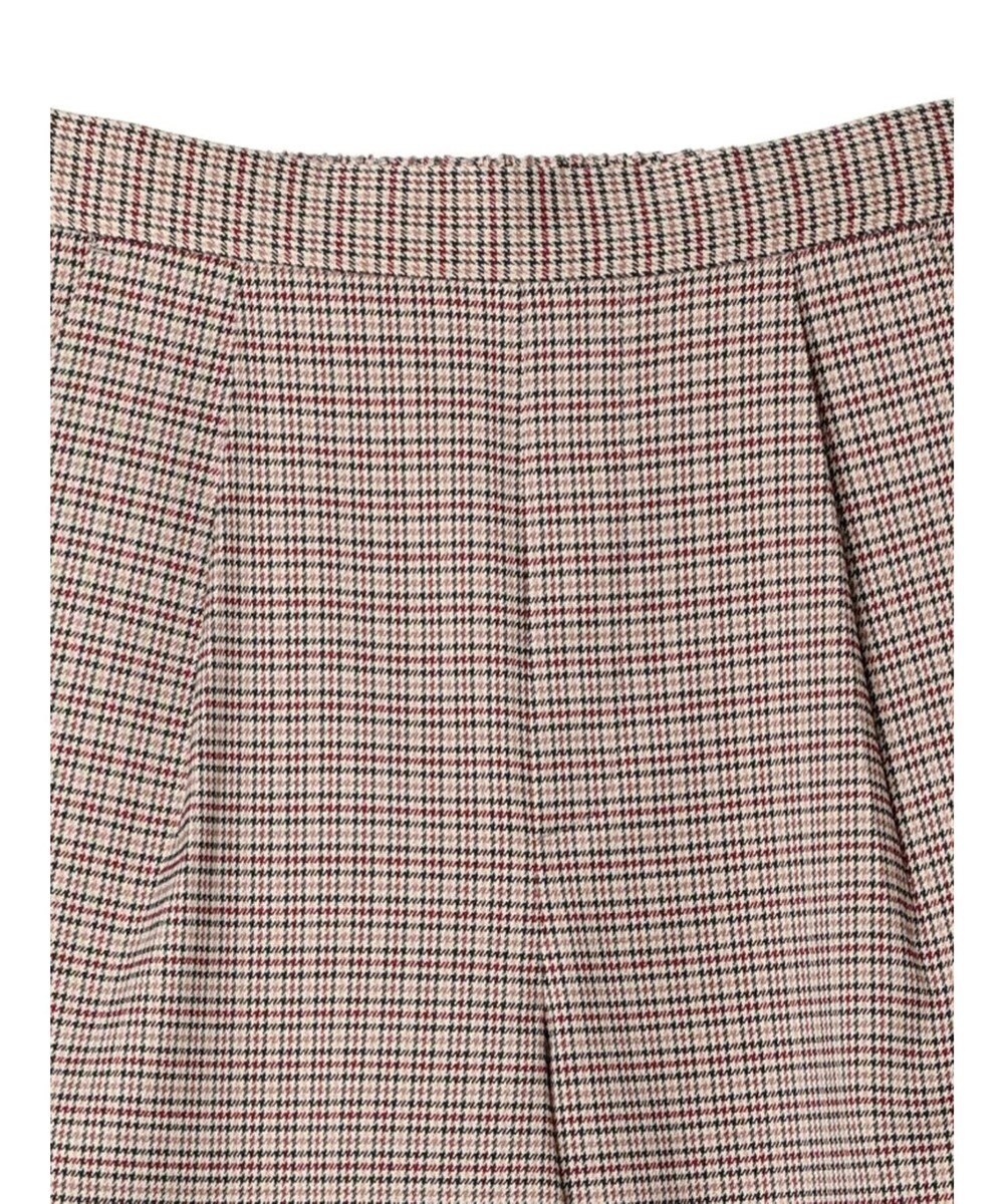 earth music&ecology チェックストレートパンツ 