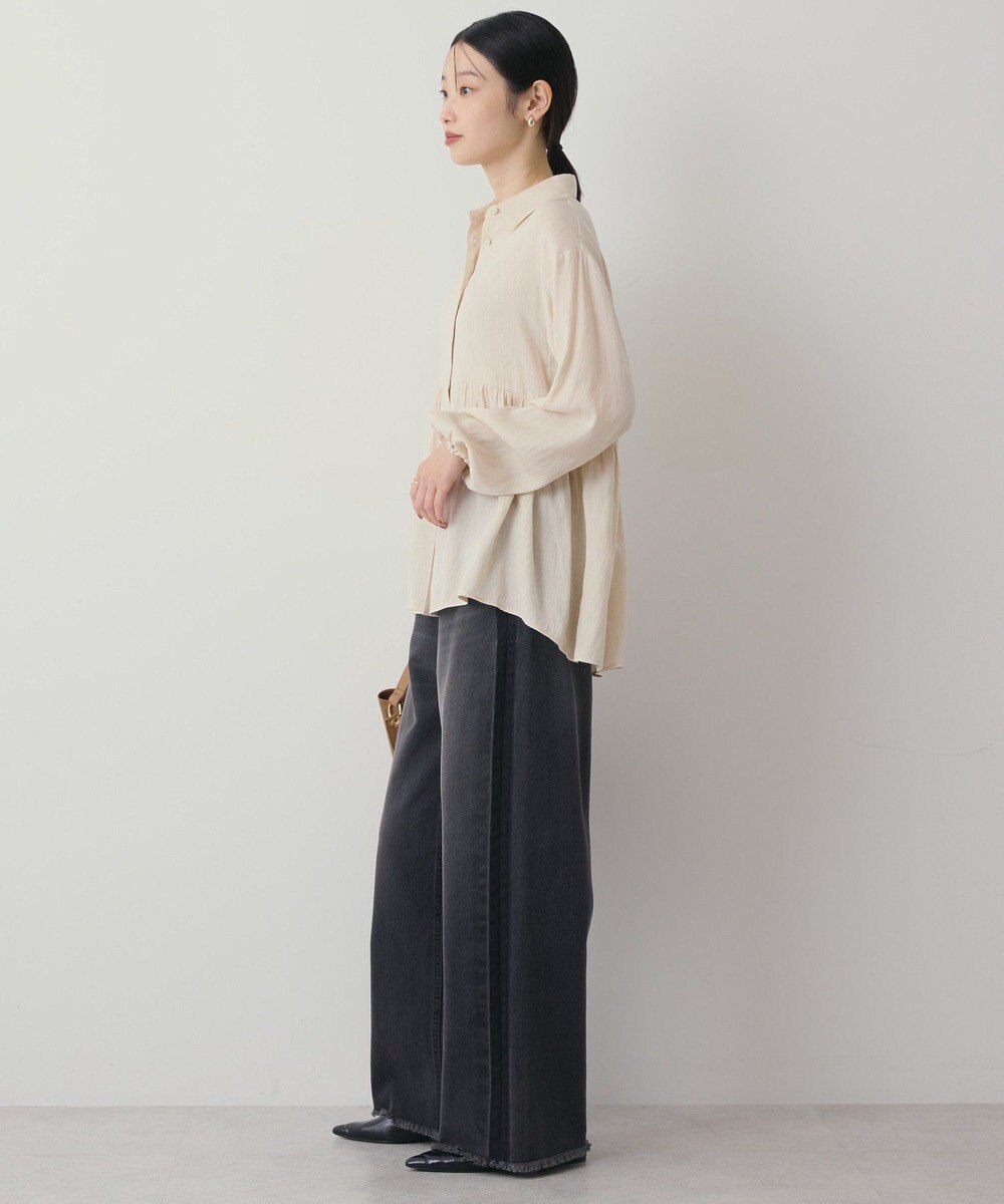 AMERICAN HOLIC サテンティアードブラウス 