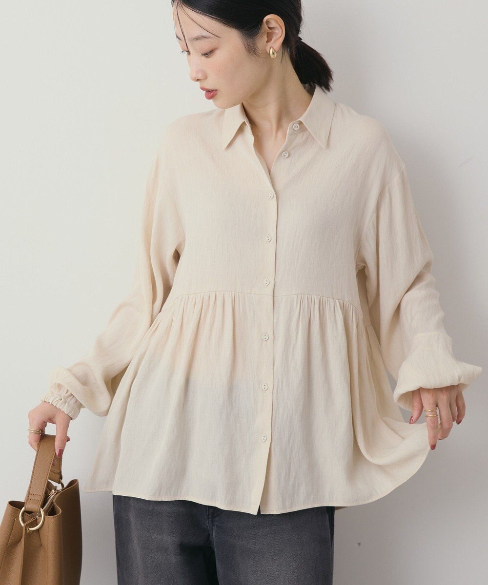 AMERICAN HOLIC サテンティアードブラウス 