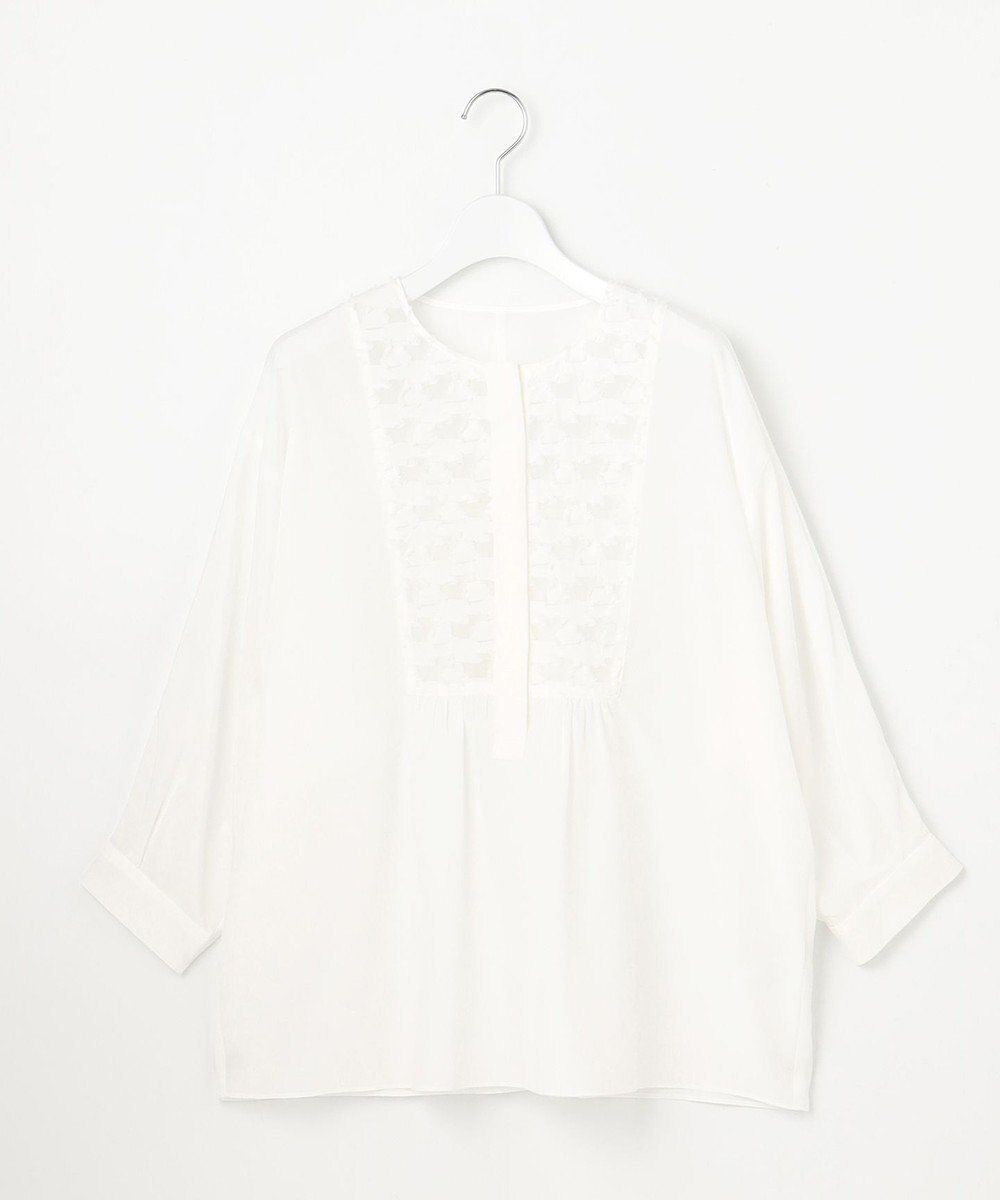 自由区 S シアージオメトリックジャカードプルオーバー ブラウス 