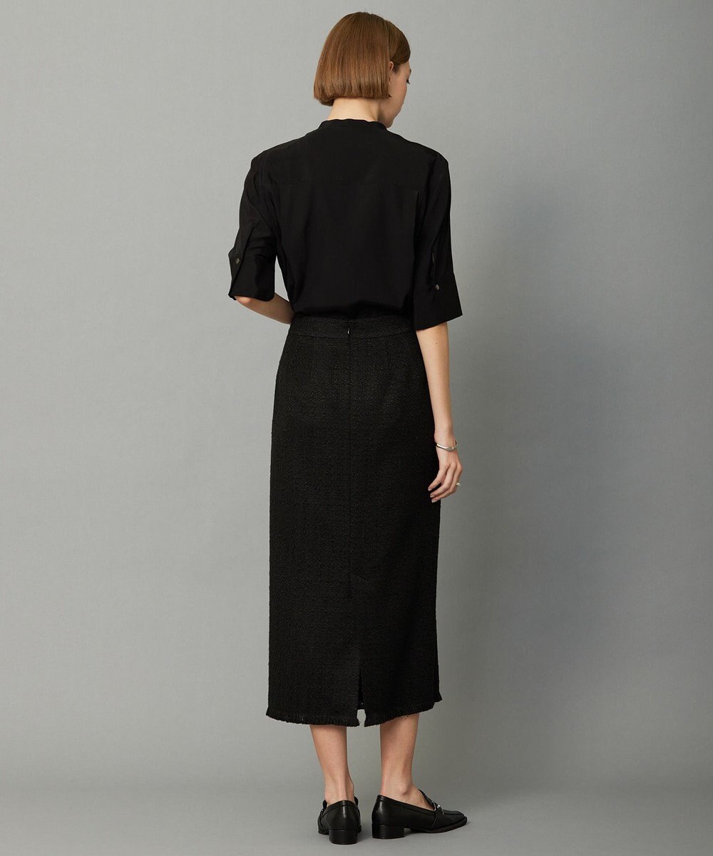 ICB 【接触冷感・UVケア・洗える】 レーヨンコンパクトローン ボウタイシャツ 