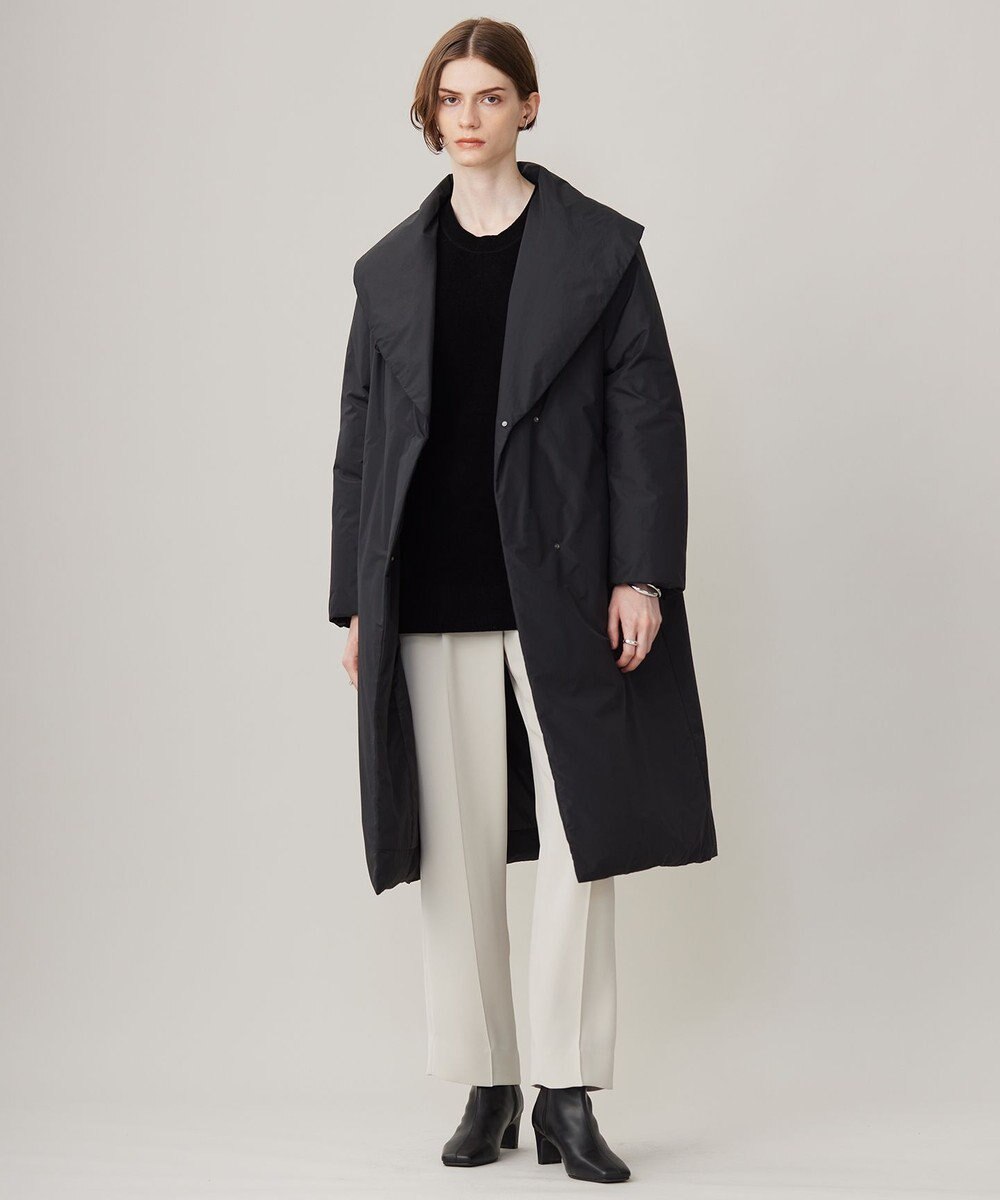 ICB L 【洗える】コットンシェニール コクーンスリーブニット 