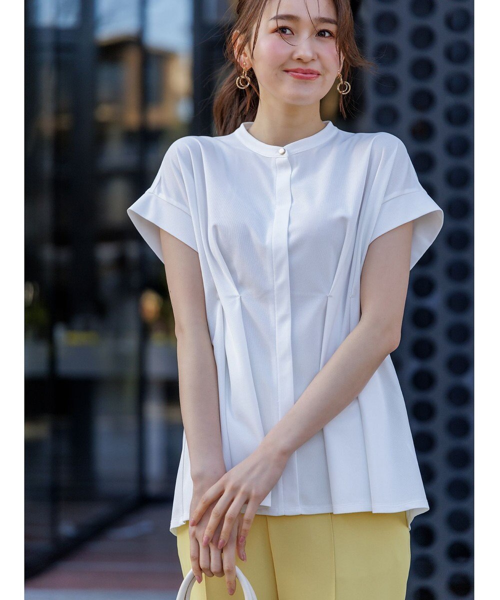 ANY SIS 【洗える】カナパジャージー ブラウス 