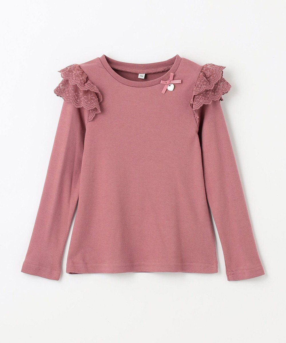 ANY KIDS 袖 レース ガーリー Ｔシャツ 