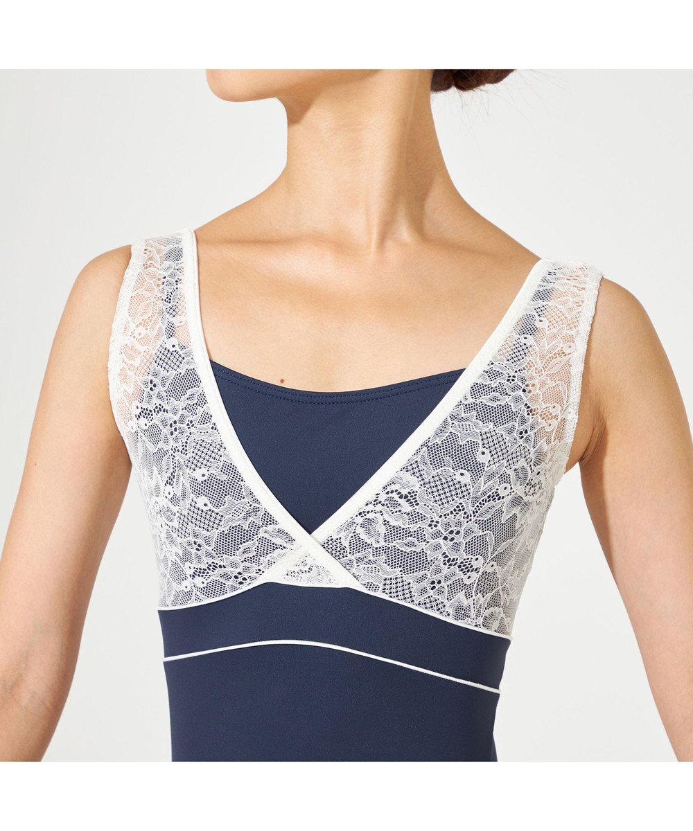 Chacott 【AKANE TAKADA】ノースリーブレオタード 