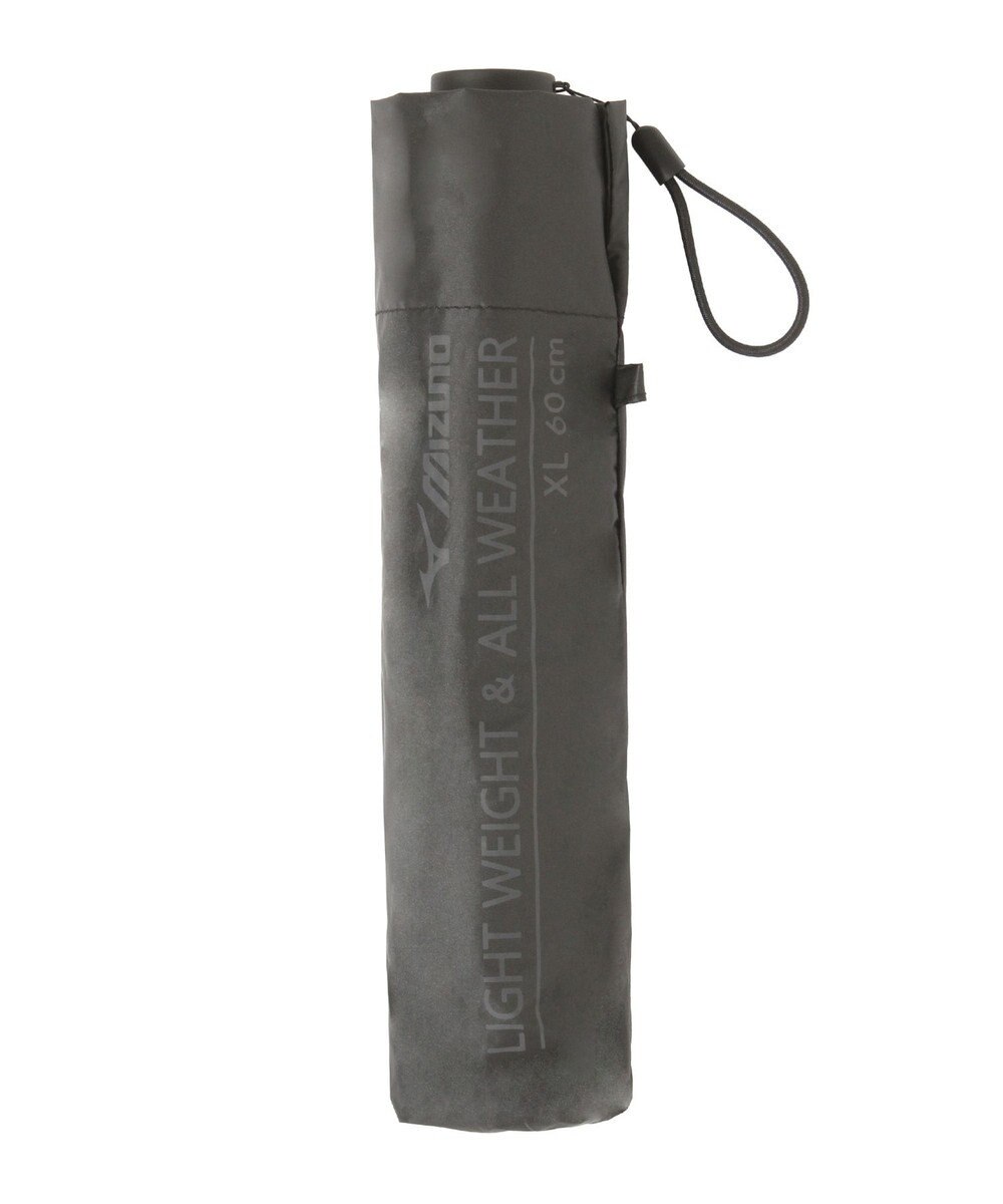 MOONBAT 【WEB限定】MIZUNO  (ミズノ)  BIGロゴ 無地 日傘 折りたたみ傘 パラソル 晴雨兼用 軽量 一級遮光 遮熱効果 遮光率100% UV遮蔽100% 