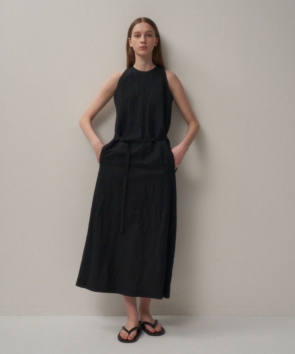ATON CRISPY LINEN | タンクトップドレス 