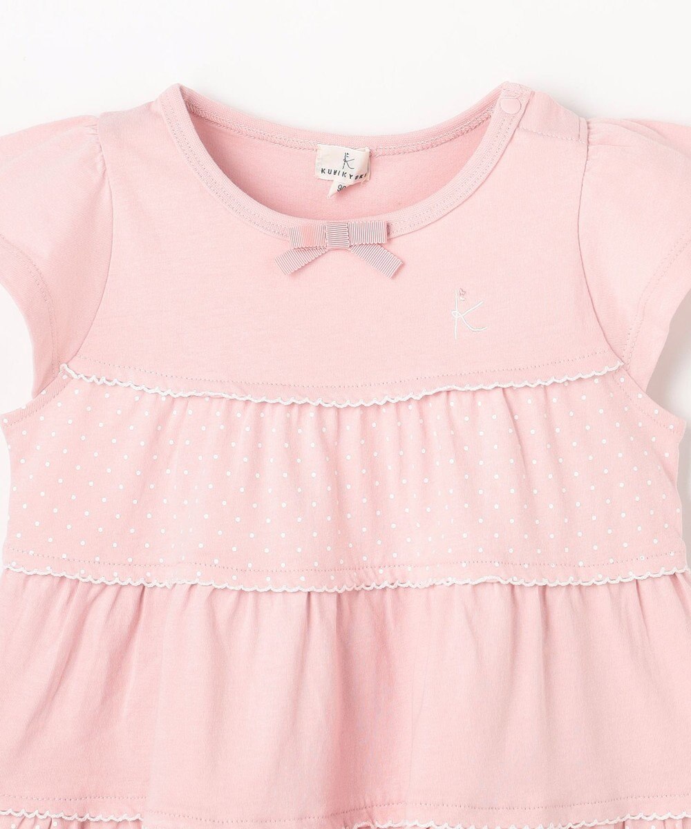 組曲 KIDS 【80-100㎝】 ドットティアードチュニック 