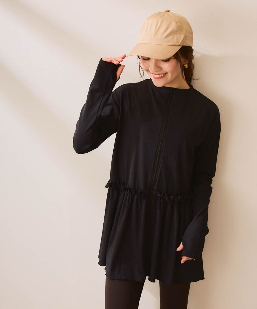 OP／FILA 【Ocean Pacific】フリル切替ラッシュガード 